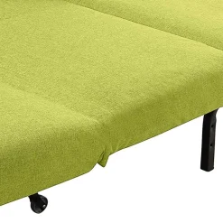 Wohnen Faltcouch ohne Armlehnen in Gelbgrün - Ektuala
