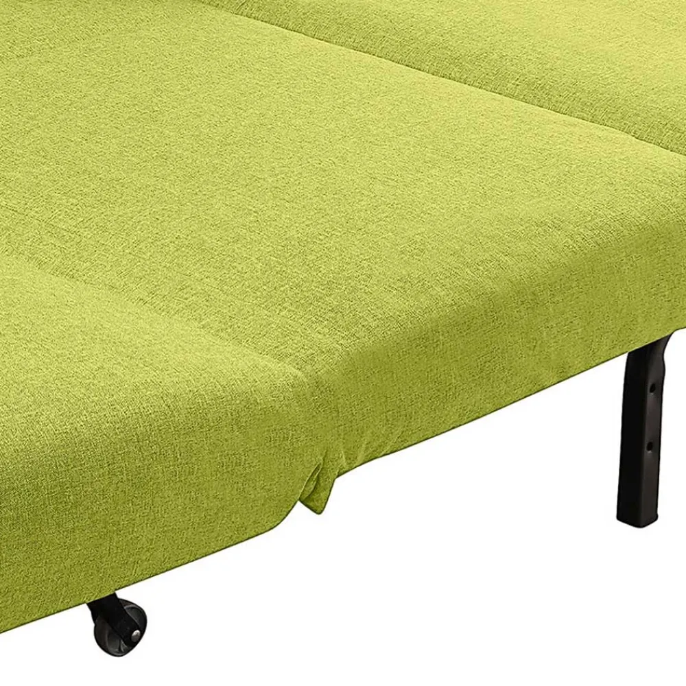 Wohnen Faltcouch ohne Armlehnen in Gelbgrün - Ektuala