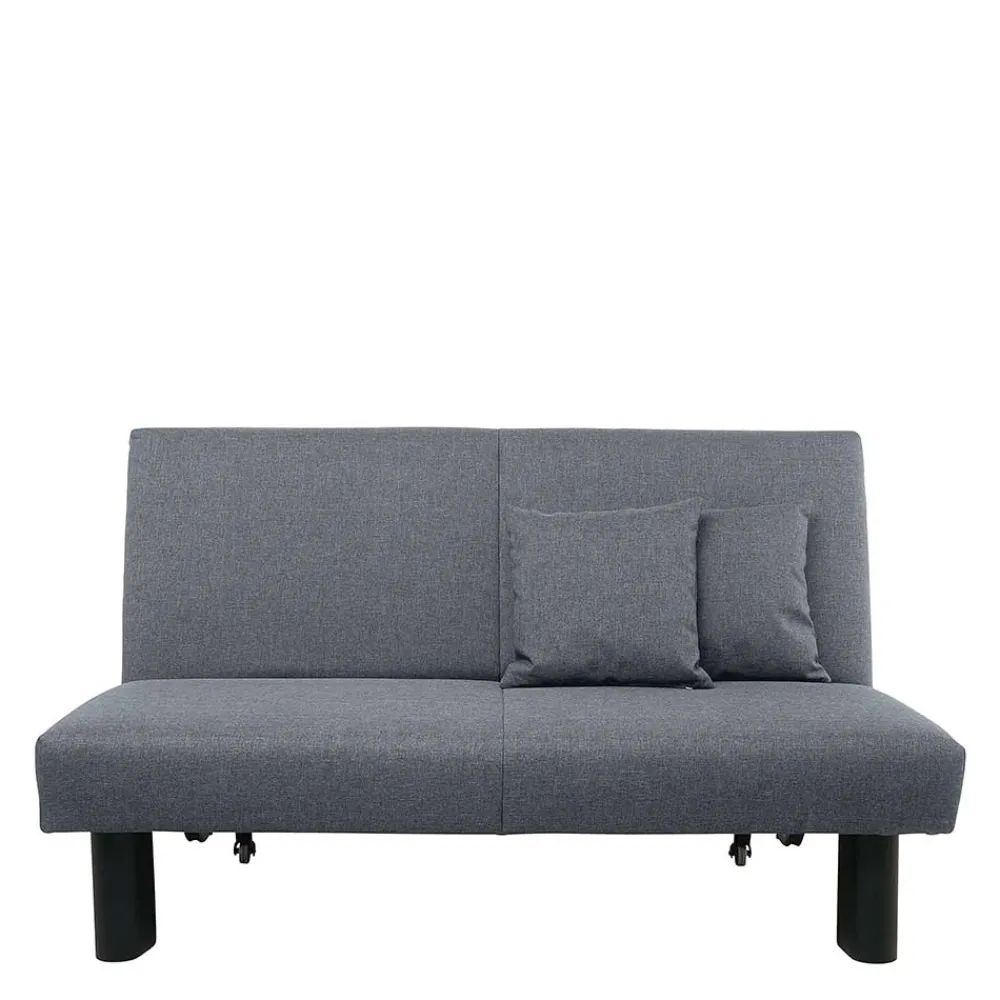 Wohnen Faltsofa in Blau mit Schwarz - Florin