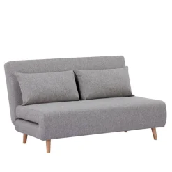 Wohnen Sofas|Sofa*Faltsofa in Grau und Birke - Lucas