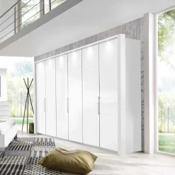 Wohnen Falttüren Schlafzimmerschrank Donpiave in Weiß