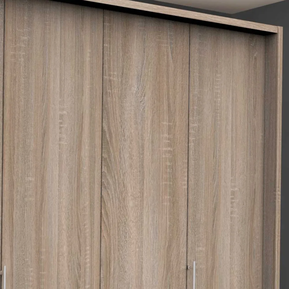 Wohnen Falttüren-Schlafzimmerschrank mit drei Schubladen - Zayun