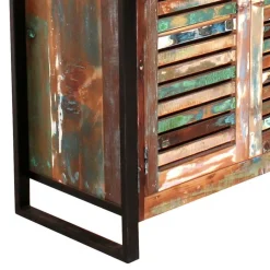 Wohnen Garderoben|Garderoben*Farbenfrohe Flureinrichtung im Shabby Chic - Vosbadus (vierteilig)