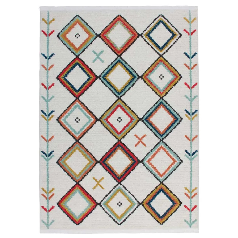 Wohnen Teppiche*Farbenfroher Teppich im Boho Style - Lyrono