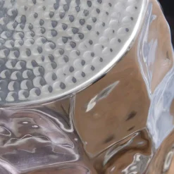 Wohnen Fassförmiger Designtisch aus Aluminium - Herri