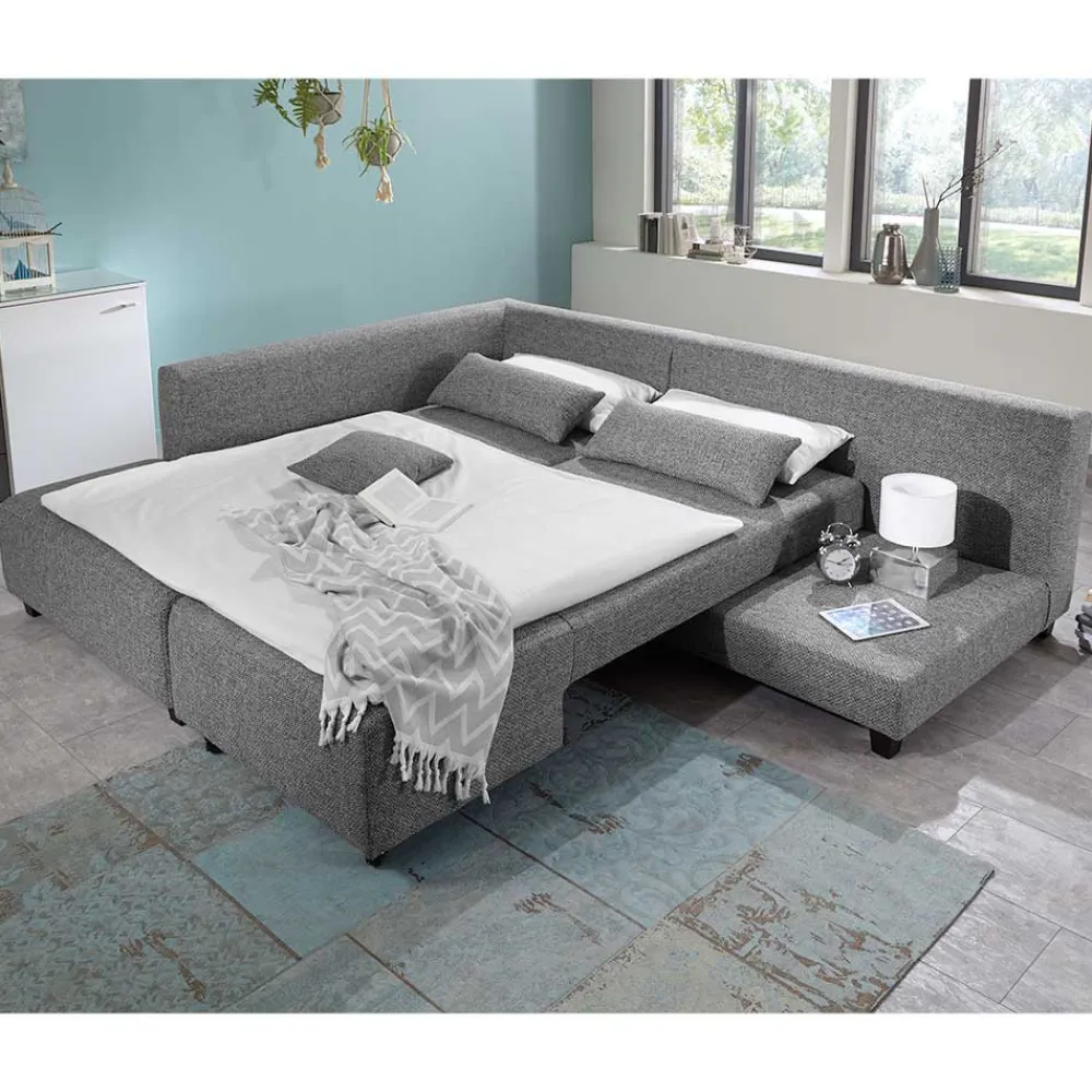 Wohnen Sofas|Sofa*Federkern Eckcouch mit Schlaffunktion - Roseanna