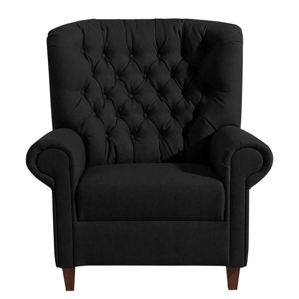 Wohnen Federkern Sessel im Chesterfield Look - Cochon