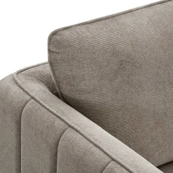 Wohnen Federkernsofa in Beige Stoffbezug - Ordinia