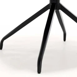 Wohnen Designermöbel*Federkern-Tischsessel in Grau - Kumin (2er Set)