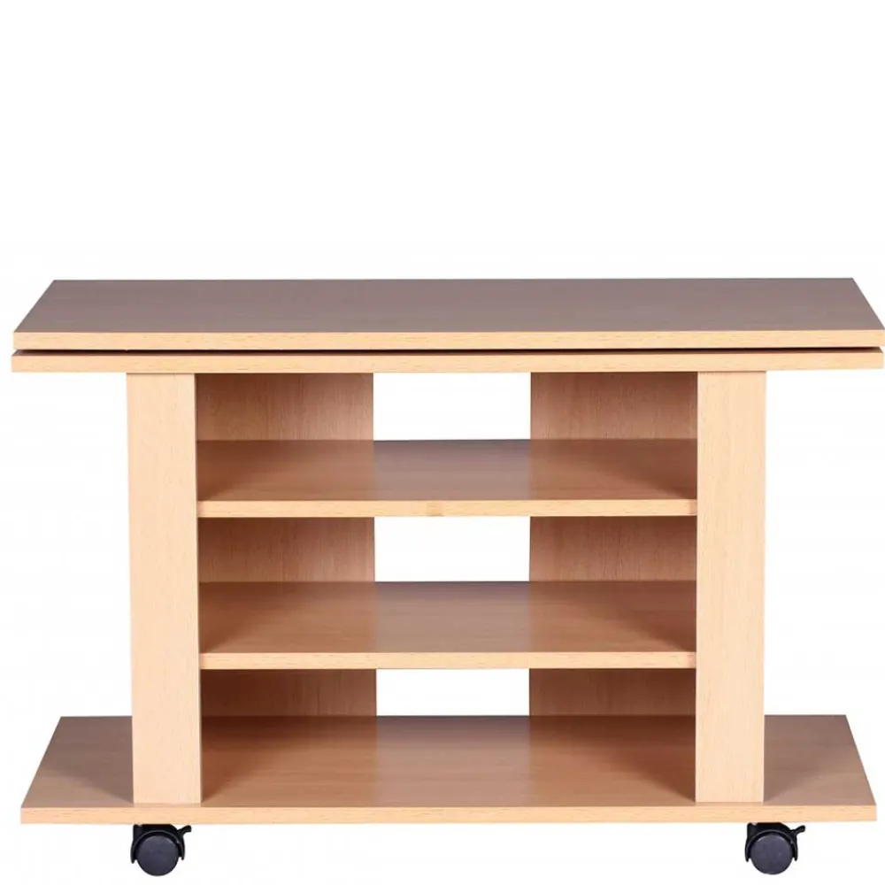 Wohnen Tv & Hifi-Möbel|Tv & Hifi-Möbel*Fernsehtisch auf Rollen mit drehbarer Platte - Sonition