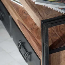 Wohnen Fernsehtisch Mendoza aus Akazie Massivholz