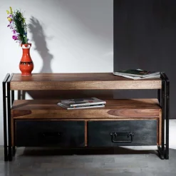 Wohnen Fernsehtisch Mendoza aus Akazie Massivholz