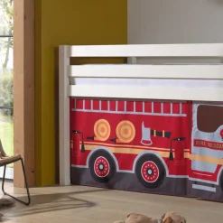 Wohnen Kinderbetten*Feuerwehrbett Hochbett aus Kiefer Massivholz - Montego