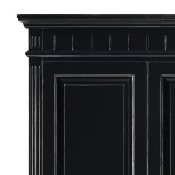 Wohnen Vintage Möbel*Fichte Kleiderschrank Miro in Schwarz