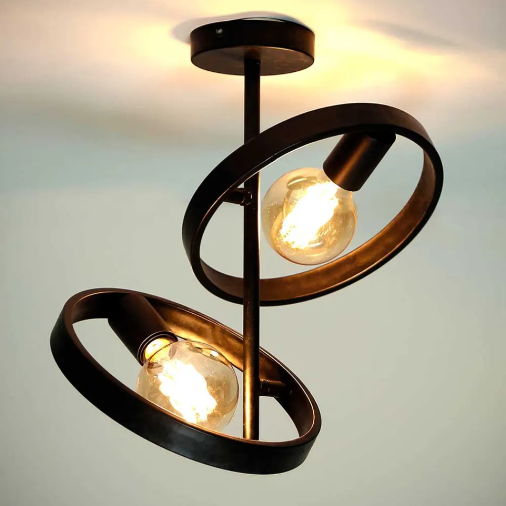 Wohnen Lampen & Leuchten*2-flammige Deckenleuchte - Industrial Style - Vorenza