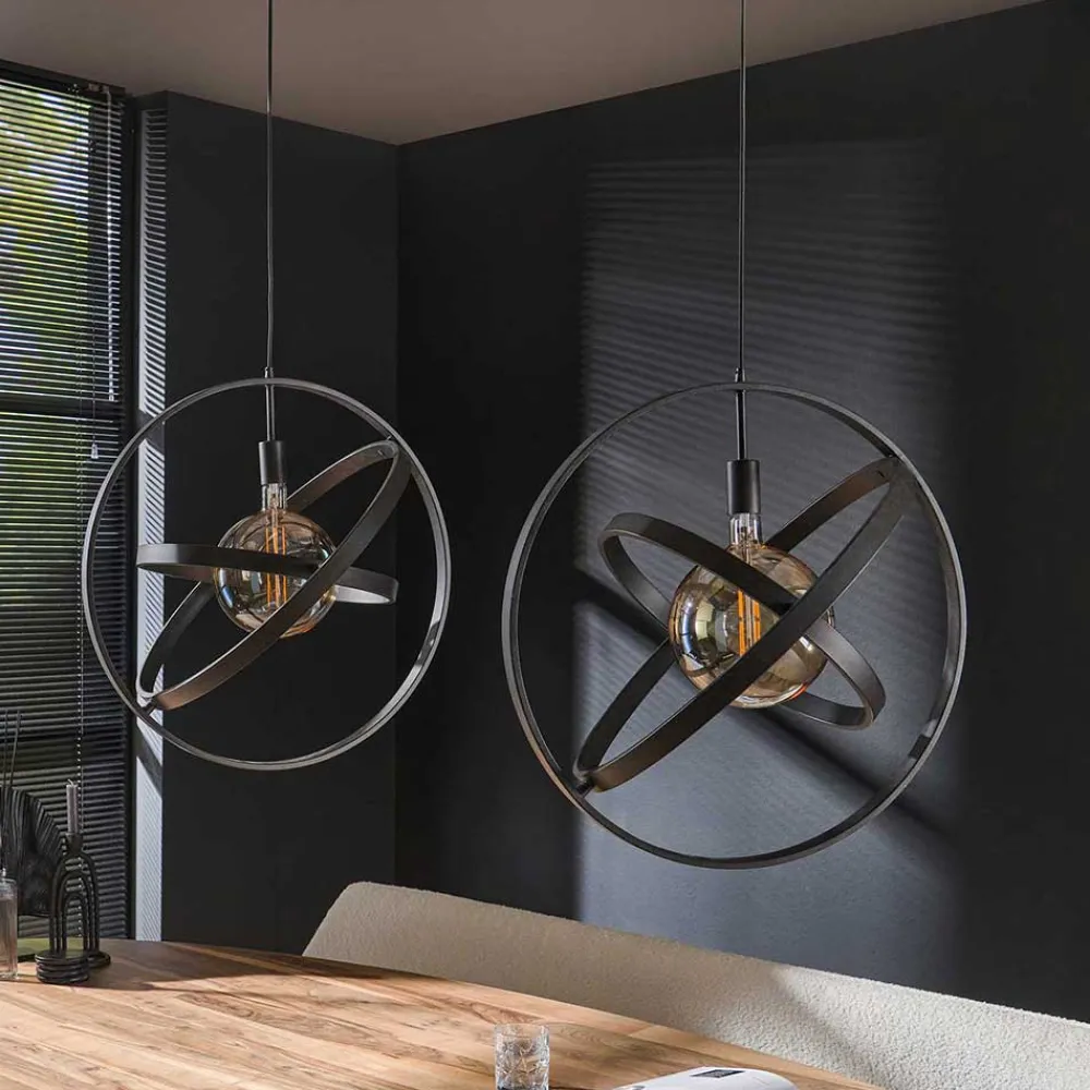 Wohnen Lampen & Leuchten*2-flammige Design Hängeleuchte aus Metall - Salines