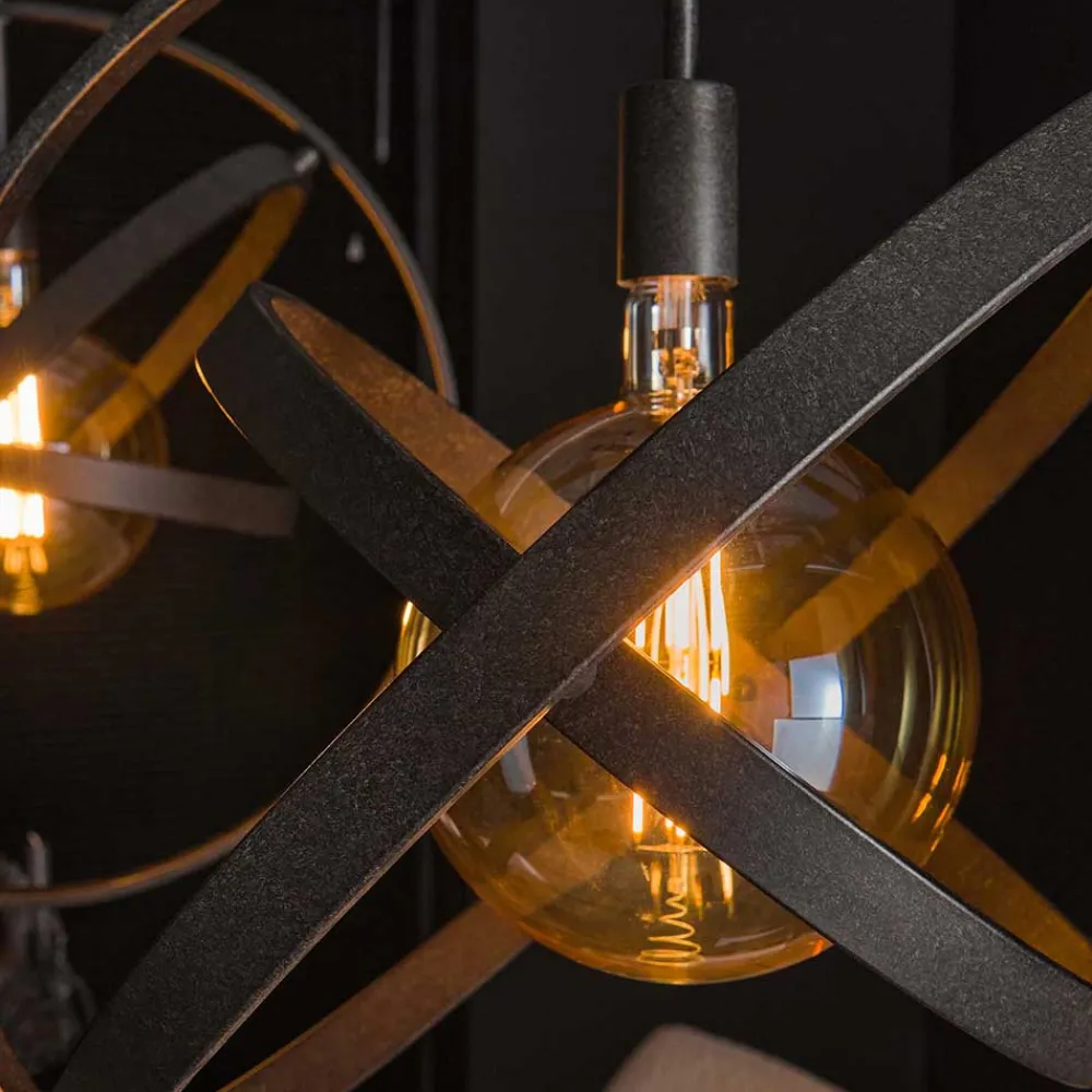 Wohnen Lampen & Leuchten*2-flammige Design Hängeleuchte aus Metall - Salines