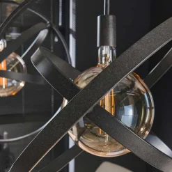 Wohnen Lampen & Leuchten*2-flammige Design Hängeleuchte aus Metall - Salines