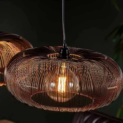 Wohnen Lampen & Leuchten*2-flammige Design Hängeleuchte für den Esstisch - Farmer