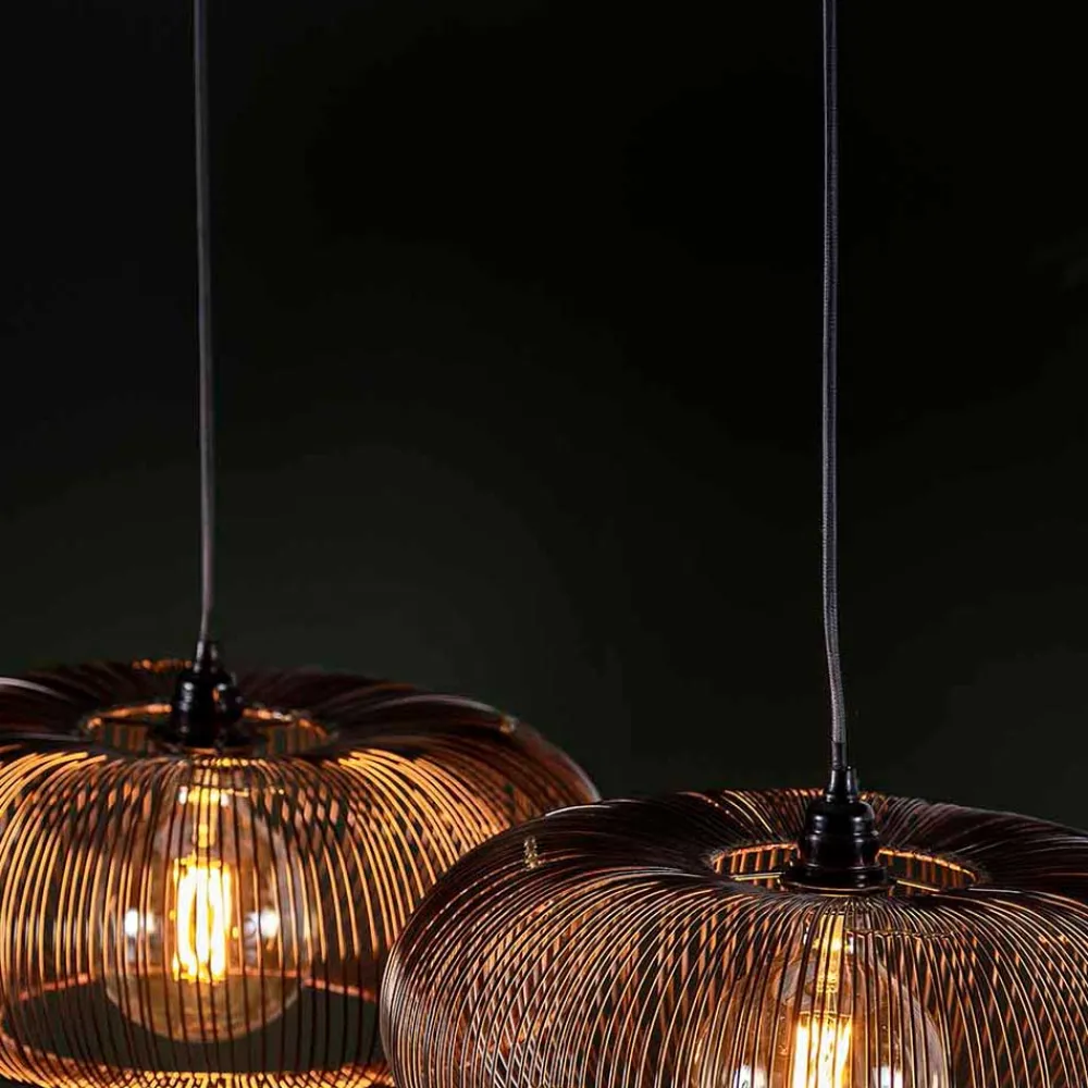 Wohnen Lampen & Leuchten*2-flammige Design Hängeleuchte für den Esstisch - Farmer