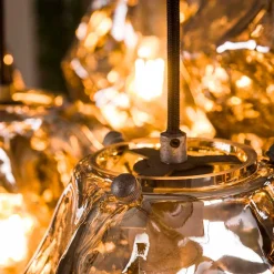 Wohnen 7-flammige Hängelampe in Fels Stein Optik - Domniar