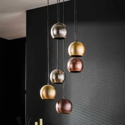 Wohnen Lampen & Leuchten*6-flammige Hängeleuchte aus Metall - Vayiras