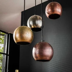 Wohnen Lampen & Leuchten*6-flammige Hängeleuchte aus Metall - Vayiras