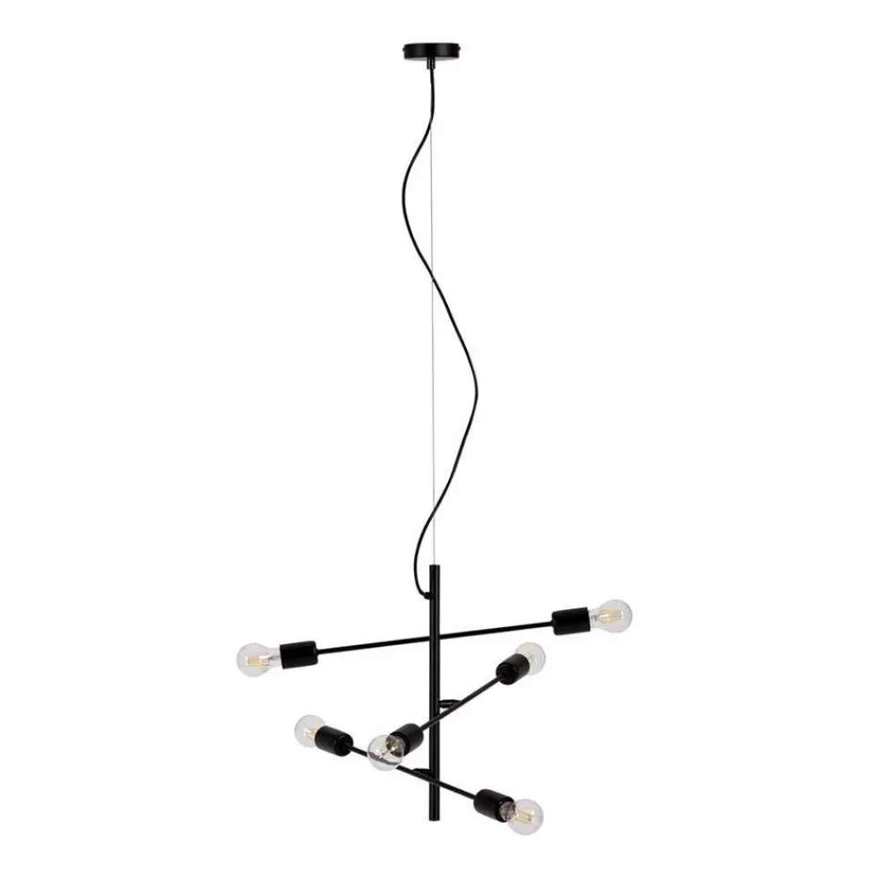 Wohnen 6-flammige Hängeleuchte minimalistisch - Evyla