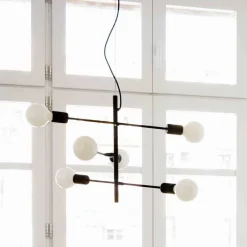 Wohnen 6-flammige Hängeleuchte minimalistisch - Evyla