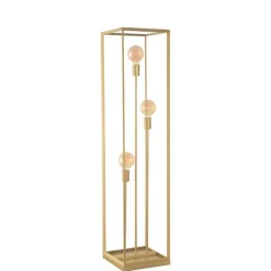 Wohnen 3-flammige Stehleuchte in Gold - Gannices
