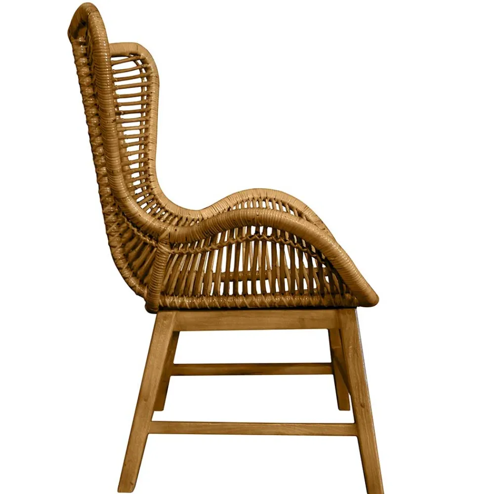 Wohnen Fledermaus Sessel aus Rattan - Krems