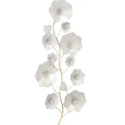 Wohnen Wandbilder*Florale Wanddekoration in Weiß und Gold - Skip