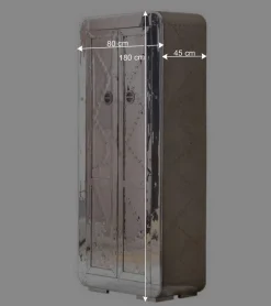 Wohnen Flugzeug Design Flurmöbel aus Alu - Pilot (vierteilig)