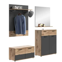 Wohnen Diele Komplett*Flur Einrichtung Möbel Kombination - Catamaron (vierteilig)