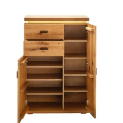 Wohnen Schuhschränke*Flur Hochkommode aus Balkeneiche Massivholz - Robats