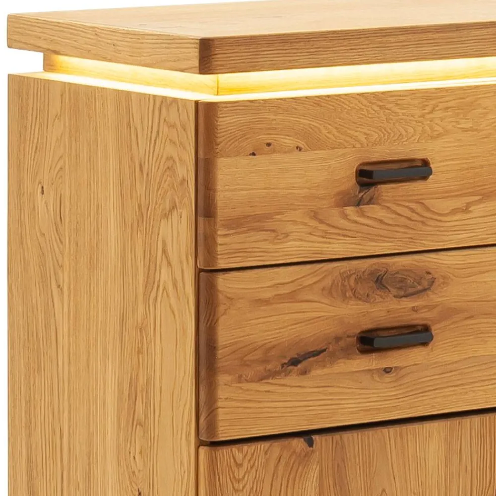 Wohnen Schuhschränke*Flur Hochkommode aus Balkeneiche Massivholz - Robats