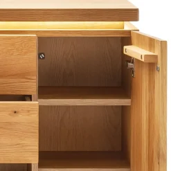 Wohnen Schuhschränke*Flur Hochkommode aus Balkeneiche Massivholz - Robats