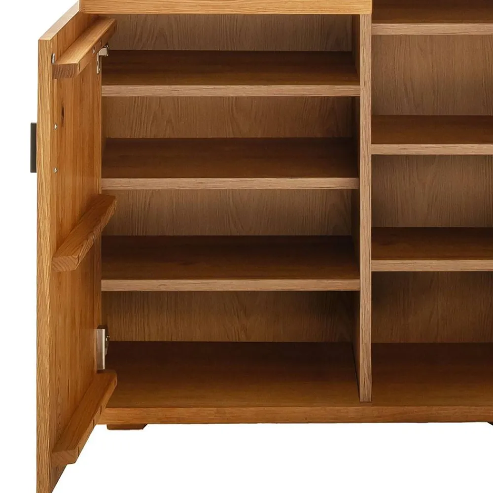 Wohnen Schuhschränke*Flur Hochkommode aus Balkeneiche Massivholz - Robats