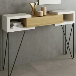 Wohnen Flur Konsolentisch & Spiegel Set - Orydan (fünfteilig)