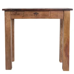 Wohnen Landhausmöbel|Telefontische*Flur Konsolentisch Mangato aus Teak Altholz