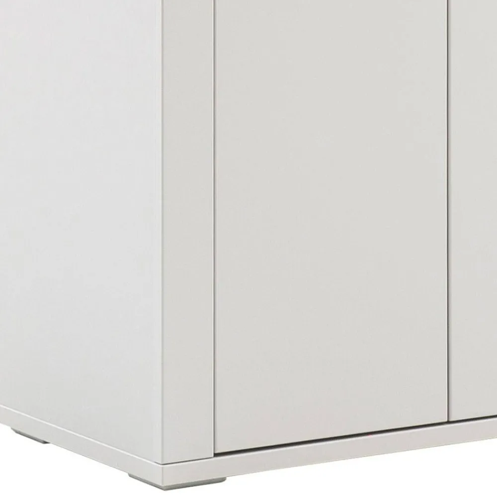 Wohnen Schuhschränke*Flur Vertiko in Lichtgrau mit Wildeiche - Ballina