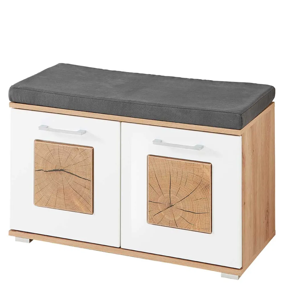 Wohnen Sitzbank|Küchenbänke*Flurbank für Schuhe 2-türig - Cluster