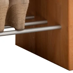 Wohnen Schuhschränke|Garderobenbänke*Flurbank mit Schuhablage aus Buche & Metall - Shimousa