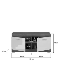 Wohnen Flurbank mit Stauraum für Schuhe - Nancys