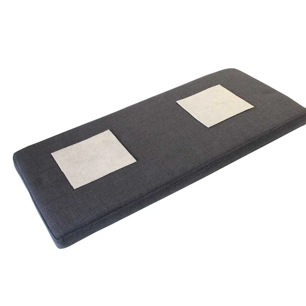 Wohnen Flurbank mit Türen in Weiß mit Glasfront - Kofi