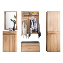 Wohnen Diele Komplett|Garderoben*Flureinrichtung als Komplettset - Hippa (fünfteilig)