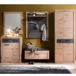 Wohnen Flureinrichtung Komplettset modern - Carry (fünfteilig)