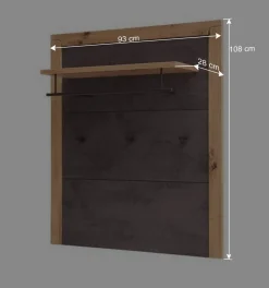 Wohnen Flureinrichtung Komplettset modern - Carry (fünfteilig)