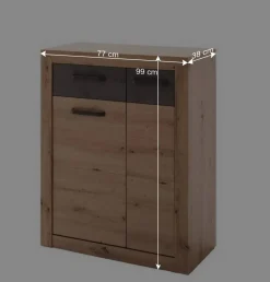 Wohnen Flureinrichtung Komplettset modern - Carry (fünfteilig)