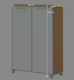 Wohnen Flurgarderobenset Wynoca in Weiß Glas beschichtet (fünfteilig)